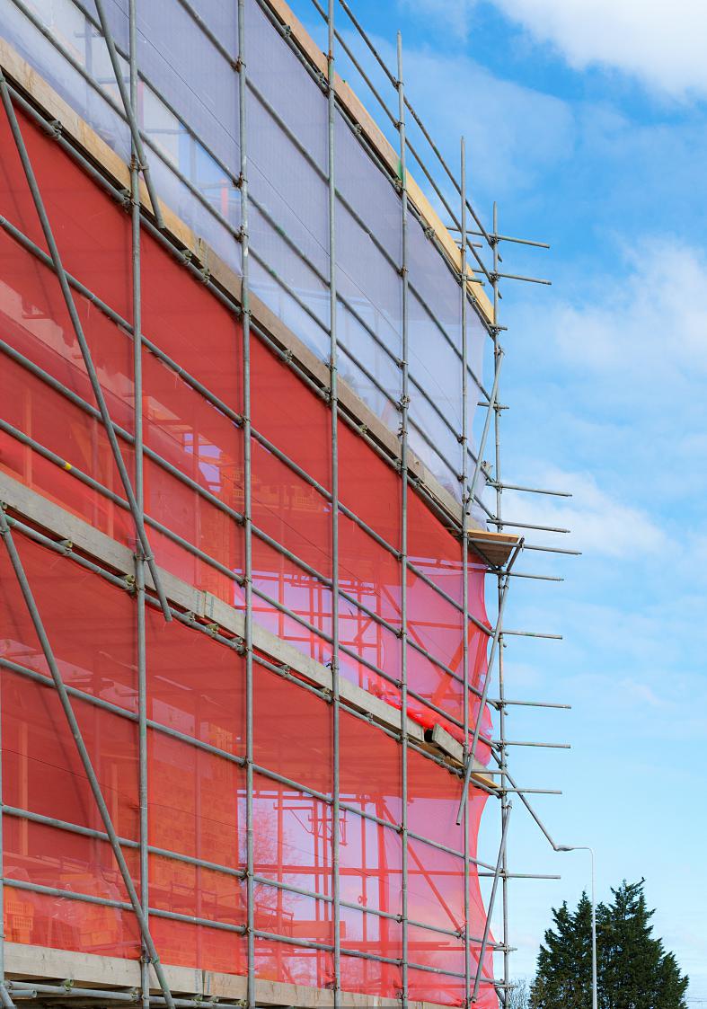 Red Debris Netting